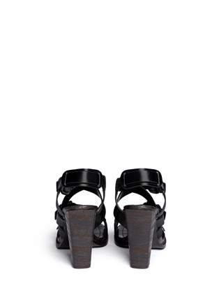 Back View - Click To Enlarge - 3.1 PHILLIP LIM - Ada brushed leather strappy sandals