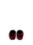 Back View - Click To Enlarge - MARC BY MARC JACOBS - Owl velvet slip-ons