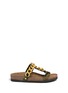 Main View - Click To Enlarge - SAM EDELMAN - Allyn chain detail camouflage sandals