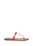 Main View - Click To Enlarge - TORY BURCH - Butterfly bow patent leather sandals