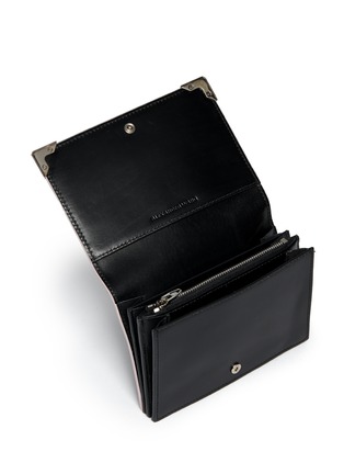 Detail View - Click To Enlarge - ALEXANDER WANG - Prisma accordian foldover leather wallet