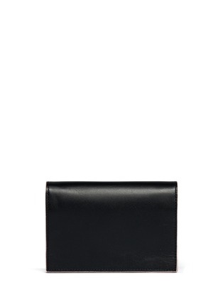 Figure View - Click To Enlarge - ALEXANDER WANG - Prisma accordian foldover leather wallet