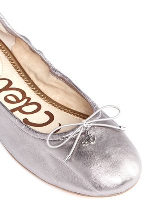 Detail View - Click To Enlarge - SAM EDELMAN - 'Felicia' leather ballet flats