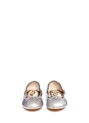 Figure View - Click To Enlarge - SAM EDELMAN - 'Felicia' leather ballet flats