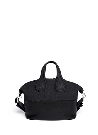 Back View - Click To Enlarge - GIVENCHY - Nightingale small leather bag