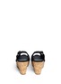 Back View - Click To Enlarge - TORY BURCH - 'Rosalind' suede sling-back sandals