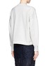 Back View - Click To Enlarge - SACAI LUCK - Jewelled neckline sweatshirt