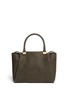 Back View - Click To Enlarge - LANVIN - 'Trilogy' croc embossed leather tote