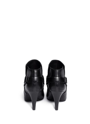 Back View - Click To Enlarge - ASH - 'Click' ankle harness leather booties