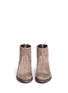 Front View - Click To Enlarge - PROJECT TWLV - 'Flame' suede boots
