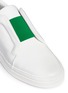Detail View - Click To Enlarge - PIERRE HARDY - Elastic band leather slip-on sneakers