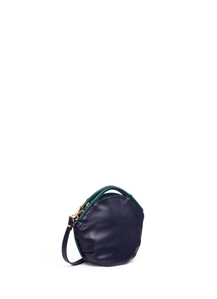 Detail View - Click To Enlarge - A-ESQUE - 'Petal Miniature' colourblock leather bag