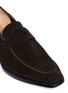 Detail View - Click To Enlarge - GEORGE CLEVERLEY - 'George' suede penny loafers
