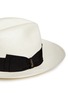 Detail View - Click To Enlarge - BORSALINO - 'Extra Fine' grosgrain bow straw Panama hat