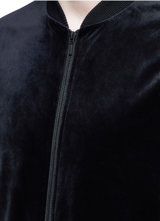 Detail View - Click To Enlarge - TOPMAN - Velvet bomber jacket