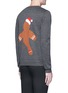 Back View - Click To Enlarge - TOPMAN - Gingerbread man Christmas sweater