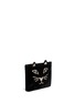 Detail View - Click To Enlarge - CHARLOTTE OLYMPIA - 'Kitty' embroidered velvet pouch