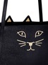  - CHARLOTTE OLYMPIA - 'Mini Feline Shopper' saffiano leather tote