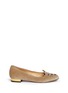 Main View - Click To Enlarge - CHARLOTTE OLYMPIA - 'Cheeky Kitty' velvet flats