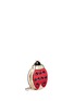 Figure View - Click To Enlarge - CHARLOTTE OLYMPIA - 'Ladybird' crystal embellished metal clutch