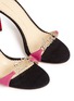 Detail View - Click To Enlarge - CHARLOTTE OLYMPIA - 'Let's Dance' wraparound tie suede sandals