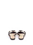 Back View - Click To Enlarge - CHARLOTTE OLYMPIA - 'Lucky' ladybug T-bar suede sandals