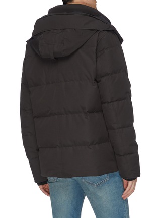 Detail View - Click To Enlarge - CANADA GOOSE - 'Wyndham' coyote fur trim hooded down puffer parka