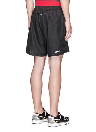 Back View - Click To Enlarge - 2XU - 'Pace 7""' underlay tights performance shorts