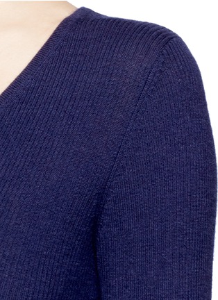 Detail View - Click To Enlarge - CRUSH COLLECTION - Cashmere rib knit midi dress