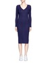 Main View - Click To Enlarge - CRUSH COLLECTION - Cashmere rib knit midi dress