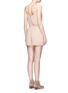 Back View - Click To Enlarge - ALICE & OLIVIA - 'Mika' bead embellished silk romper