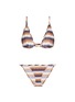 Main View - Click To Enlarge - ZIMMERMANN - 'Harlequin' diamond print triangle bikini set