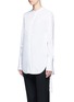 Front View - Click To Enlarge - PORTS 1961 - Tassel side poplin shirt