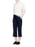 Figure View - Click To Enlarge - VINCE - Belted cropped pants