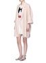 Figure View - Click To Enlarge - ALICE & OLIVIA - 'Stacey's Face' intarsia crystal embellished knit dress