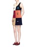 Figure View - Click To Enlarge - STELLA MCCARTNEY - Varsity badge colourblock shift dress
