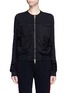 Main View - Click To Enlarge - HAIDER ACKERMANN - Cropped jersey bomber jacket