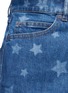 Detail View - Click To Enlarge - VALENTINO GARAVANI - Star print denim shorts