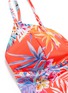 Detail View - Click To Enlarge - VITAMIN A - 'Vista' tropical leaf strappy back bikini top
