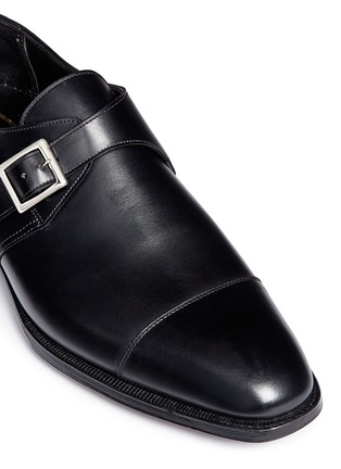 Detail View - Click To Enlarge - GEORGE CLEVERLEY - 'Jonathan' leather monk strap shoes