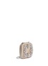 Figure View - Click To Enlarge - MANOLO BLAHNIK - 'Hangi' Swarovski crystal pearl satin box clutch
