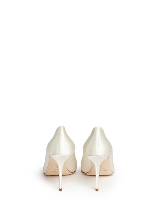 Back View - Click To Enlarge - MANOLO BLAHNIK - 'Nadira' crystal jewel satin pumps