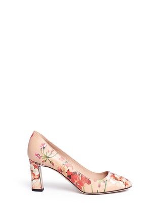 Main View - Click To Enlarge - GUCCI - Shanghai Blooms' print leather pumps