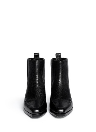 Figure View - Click To Enlarge - 3.1 PHILLIP LIM - 'Newton' contrast heel leather Chelsea boots