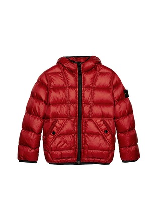 Main View - Click To Enlarge - STONE ISLAND - Hooded kids down coat