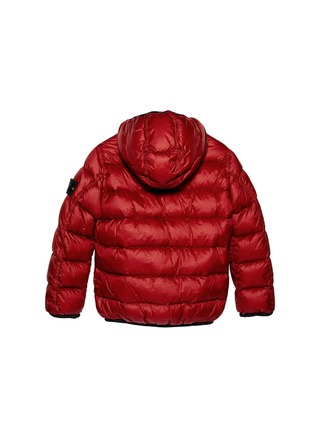 Figure View - Click To Enlarge - STONE ISLAND - Hooded kids down coat