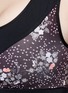 Detail View - Click To Enlarge - LIVE THE PROCESS - 'Scoop' floral print sports bra top