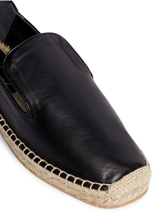 Detail View - Click To Enlarge - ISA TAPIA - 'Tiffany' swirl appliqué leather espadrilles