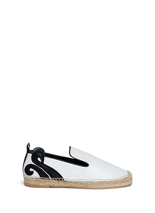 Main View - Click To Enlarge - ISA TAPIA - 'Tiffany' swirl appliqué leather espadrilles