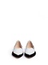 Front View - Click To Enlarge - ISA TAPIA - 'Celeste' heart polka dot suede flats